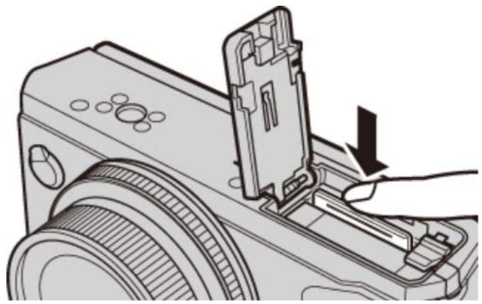 FUJIFILM X30 - Retrait de la batterie et de la carte mémoire - 2