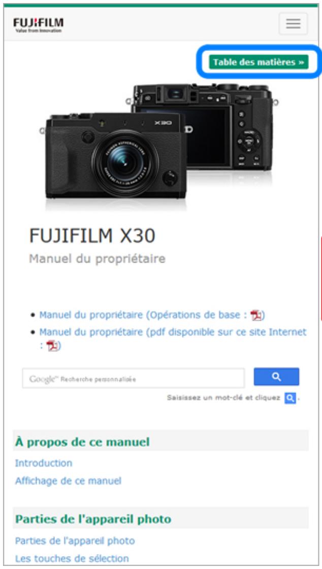 FUJIFILM X30 - Accueil - 2