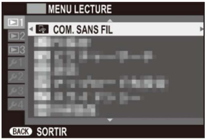 FUJIFILM X30 - Utilisation du menu lecture - 1
