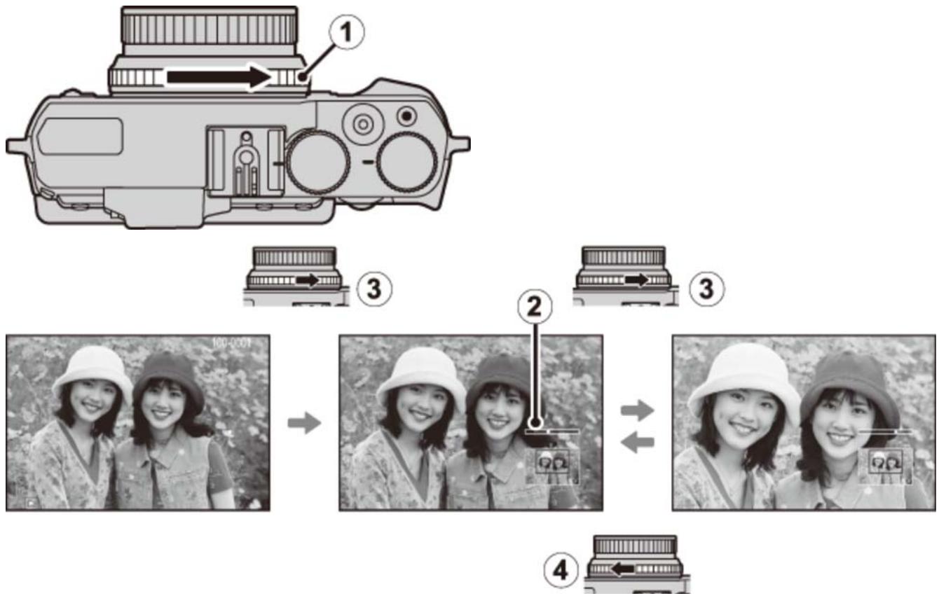 FUJIFILM X30 - Zoom avant sur le collimateur de mise au point - 2