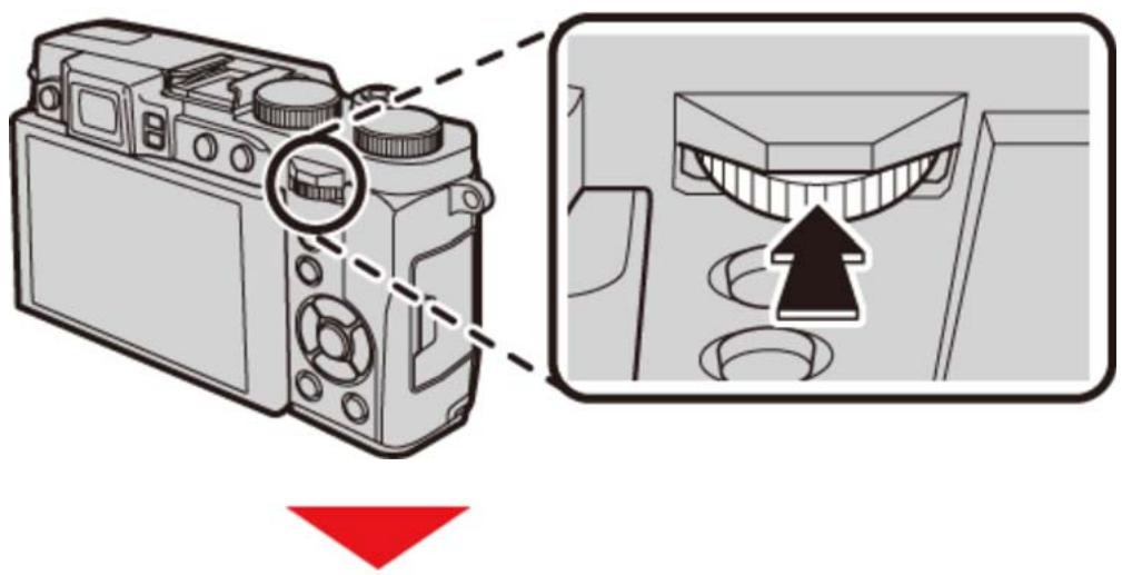 FUJIFILM X30 - Zoom avant sur le collimateur de mise au point - 1