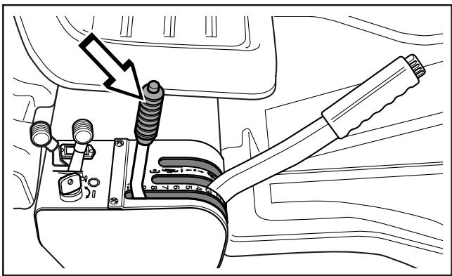 HUSQVARNA RIDER 15V2 - Levier de réglage de la hauteur de coupe - 1