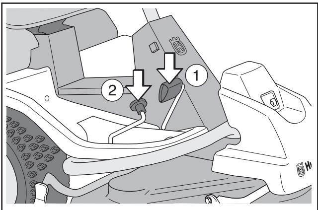 HUSQVARNA RIDER 15V2 - Conduite de la tondeuse autoportée - 2