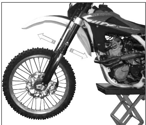 HUSQVARNA TE 310 - REGULACION DEL ANGULO DE VIRAJE - 1