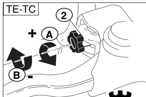 HUSQVARNA TE 310 - REGLAGE DU LEVIER DU FREIN AVANT ET CONTROLE DU NIVEAU FLUIDE FREIN AVANT - 5