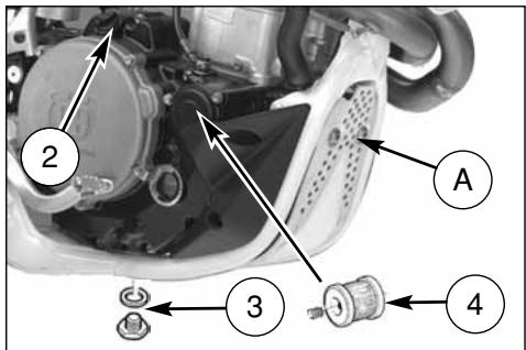HUSQVARNA TE 310 - ATTENZIONE*: Fare attenzione a non toccare I'olio caldo. - 1