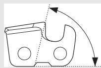 HUSQVARNA 323P4 - Généralités concernant l'affutage des dents - 11