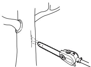 HUSQVARNA 323P4 - Contrôle de la lubrification de la chaine - 1