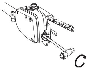 HUSQVARNA 323P4 - Tension de la chaine - 6