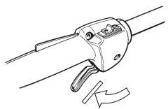 HUSQVARNA 323P4 - Blocage de l'accelération - 2