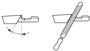 HUSQVARNA 323P4 - Généralités concernant l'affutage des dents - 3