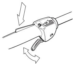 HUSQVARNA 323P4 - Blocage de l'accelération - 4