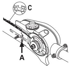 HUSQVARNA 323P4 - Montage du guide-chaine et de la chaine - 2