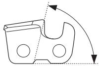 HUSQVARNA 323P4 - Généralités concernant l'affutage des dents - 4