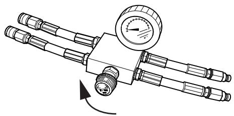 HUSQVARNA CS 2512 - Placement de l'eau de refroidissement - 4