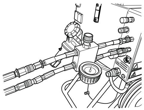 HUSQVARNA CS 2512 - Connection to the hydraulic unit - 1