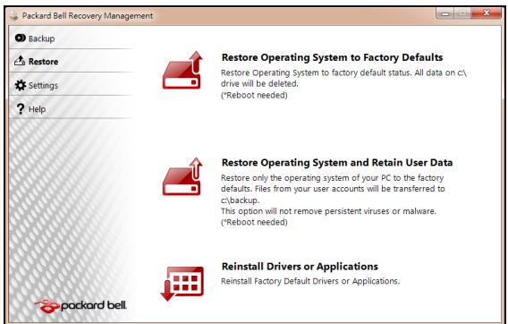 PACKARD BELL ONETWO S A24G1TU01 - Récapérer les logiciels et les pilotes préinstallés - 1