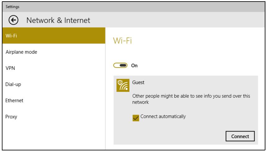 PACKARD BELL ONETWO XX.U9R - Une fois un réseau sans fil sélectionné, Sélectionnez [Connect] (Connector). - 1