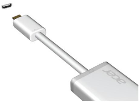 PACKARD BELL ONETWO XX.U9R - MICRO HDMI - 1