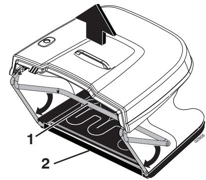 HUSQVARNA CTH 182T - Assemblage des composants du collecteur - 5