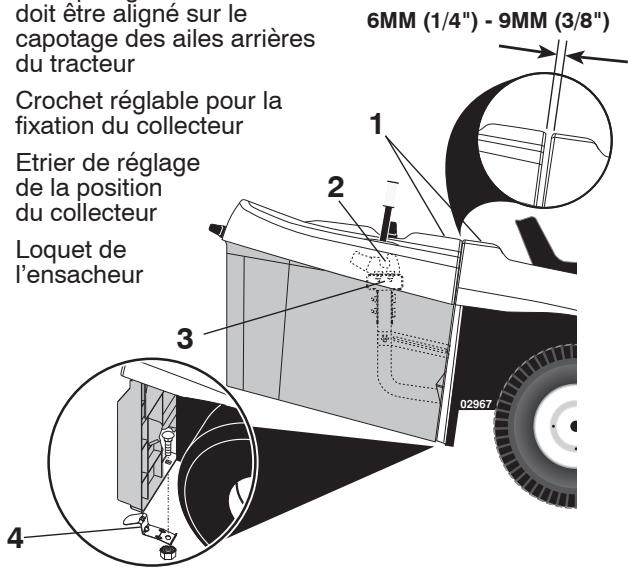 HUSQVARNA CTH 182T - Assemblage des composants du collecteur - 8