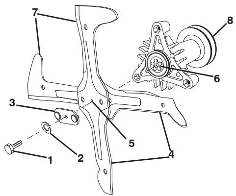 HUSQVARNA CTH 182T - FR Lame avec orifice de fixation central (étoile à six branches): - 2