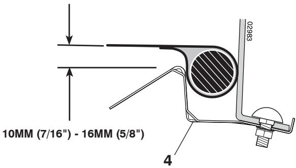 HUSQVARNA CTH 182T - Réglage de la position verticale - 1