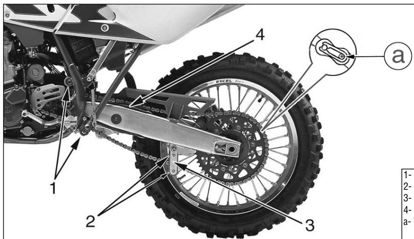 HUSQVARNA HVA TE TC SMR 510 2010 - Kettenspannungsrolle, Kettenführungsrolle, Kettenführung, Kettenschuh - 1