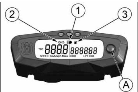 HUSQVARNA HVA TE TC SMR 510 2010 - 1- SPEED (Km/h o mph) / ODO (bild 1) - 1