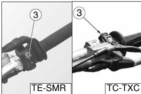 HUSQVARNA HVA TE TC SMR 510 2010 - STOPPING THE MOTORCYCLE AND THE ENGINE - 4