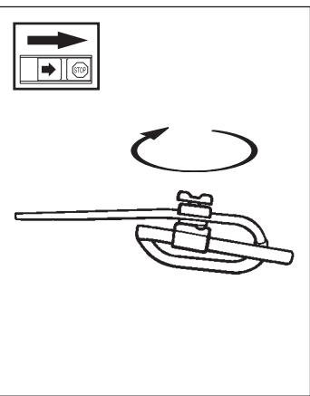HUSQVARNA J-HANDLE - Transport position, J-handle - 1