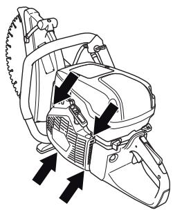 HUSQVARNA K 970 - Contrôle de la corde du lanceur - 1
