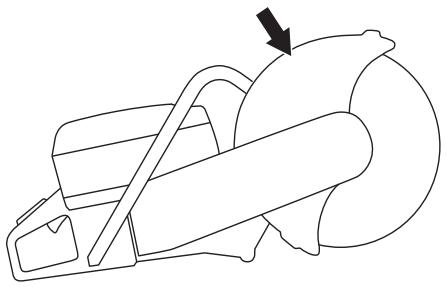 HUSQVARNA K 970 - Protection du disque découvert - 2