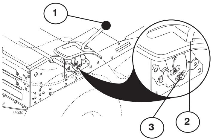 HUSQVARNA LT141 - TRANSAXLE GEAR SHIFT LEVER NEUTRAL ADJUSTMENT - 1