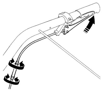 HUSQVARNA T 50R - Remplacement de la courroie - 4