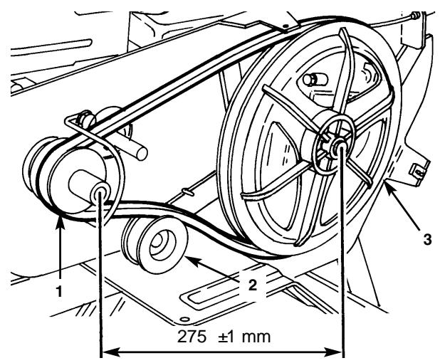 HUSQVARNA T 50R - Remplacement de la courroie - 3