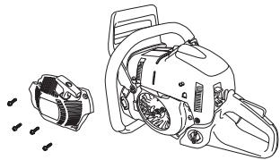 HUSQVARNA 460 RANCHER - Austausch eines gerissenen oder verschlussenen Startseiles - 4