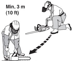 HUSQVARNA 460 RANCHER - Sicherer Umgang mit Kraftstoff - 1