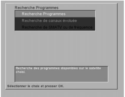 NOKIA 9600S - Configuration d'antenne et Recherche de Programmes - 1