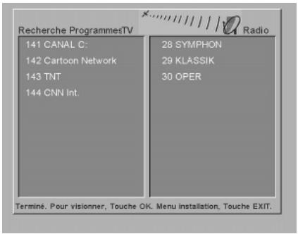 NOKIA 9600S - Recherche Programmes - 1