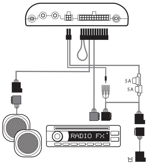 NOKIA CAR KIT CK-600 - Utiliser l'amplificateur de la solution comport routier pour les appels et la musique - 1