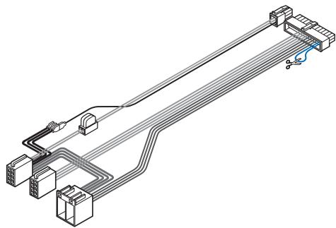 NOKIA CAR KIT CK-600 - Cable ISO CA-152 - 1
