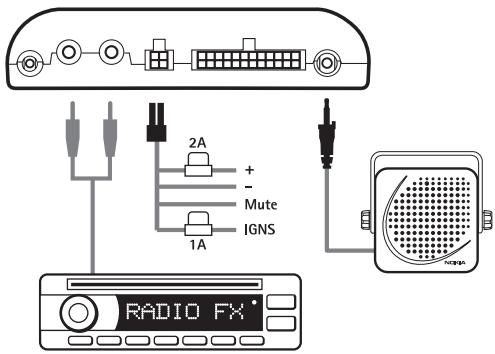 NOKIA CAR KIT CK-600 - Utiliser le cable d'alimentation CA-153P - 1