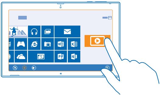 NOKIA LUMIA 2520 - Supprimer une application de votre tablette - 1