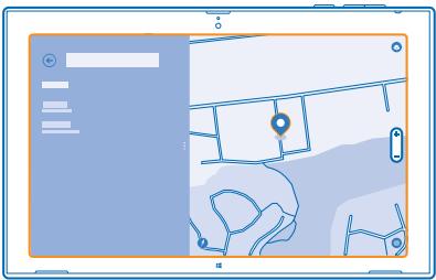 NOKIA LUMIA 2520 - Rechercher un lieu - 1