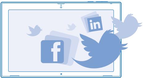 NOKIA LUMIA 2520 - Réseaux sociaux - 1