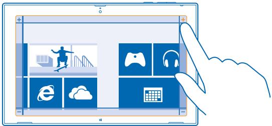 NOKIA LUMIA 2520 - Agrandir I'ecran - 1