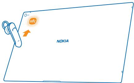 NOKIA LUMIA 2520 - Se connecter à un accessoire Bluetooth avec la fonctionnalité NFC - 1