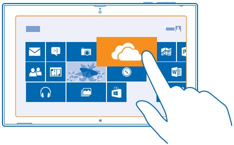 NOKIA LUMIA 2520 - Personnaliser l'écran d'accueil - 1