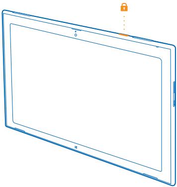 NOKIA LUMIA 2520 - Verrouiller les touches et I'ecran - 1